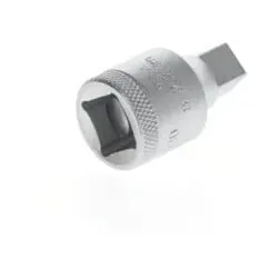 Gedore Reduzierstück, 1/2 Zoll auf 3/8 Zoll, Für handbetätigte Steckschlüsseleinsätze mit Vierkantantrieb, Kugelarretierung, Vanadium-Stahl 31CrV3