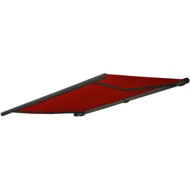 Mendler Ersatz-Bezug für Markise T124, Vollkassette Ersatzbezug Sonnenschutz 5x3m ~ Acryl bordeaux-rot