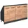 Vicco Dachschrägenschrank-Set, Rion, Goldkraft Eiche/Anthrazit, B140 x 46 x 81.60 cm,