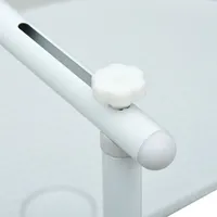 vidaXL Balkonhängetisch 60 x 64 x 83,5 cm weiß klappbar