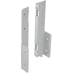 Schubkasten-Rückwandverbinder, rechts, AvanTech YOU, 9257671, Stahl silber