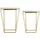 Beliani Couchtisch SIERRA Glas Gold