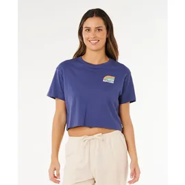 Rip Curl Surf Side Cropped Tee navy (0049) L