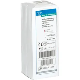 höga-pharm gmbh Höga Kompressen OP 5 x 5 cm 100 St.
