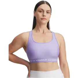 Under Armour Crossback Mid Bra Transparent/Weiß L