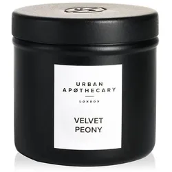 Urban Apothecary Luxury Iron Travel Candle Velvet Peony Kerze 175 g 