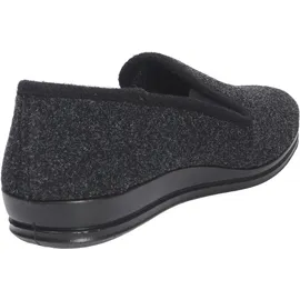 ROHDE Herren Hausschuh Slipper geschlossen Weite G 1/2 Lillestrom 2603, Größe:46 EU, Farbe:Schwarz - 46