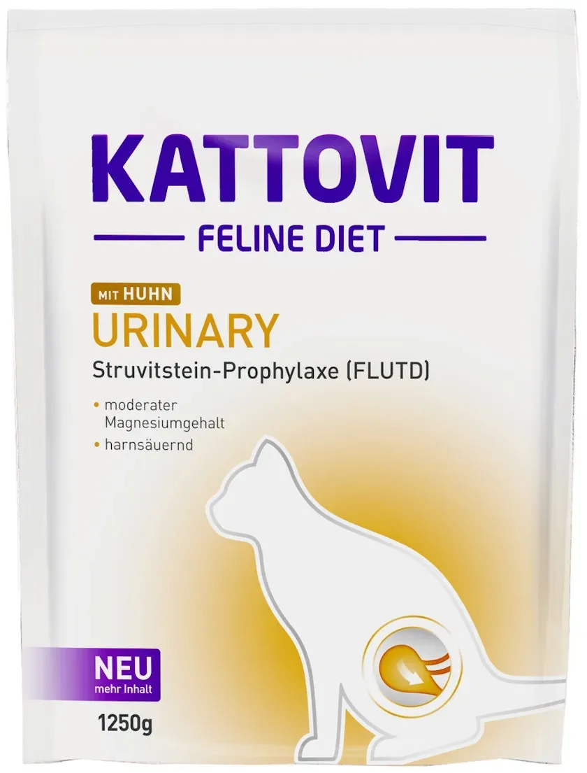 KATTOVIT Feline Urinary Huhn Katzentrockenfutter Diätnahrung 1,25 Kilogramm