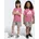 Kinder Set LK BL T-SET 160 KD6005 122 Pnkfus/White 122