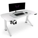 Ultimate Setup Gaming weiß, Kunststoff, 80x120x180 cm, Arbeitszimmer, Schreibtische, Gaming-Tische