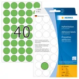 Herma 2255 grün Ø 19,0 mm, 1.280 St.
