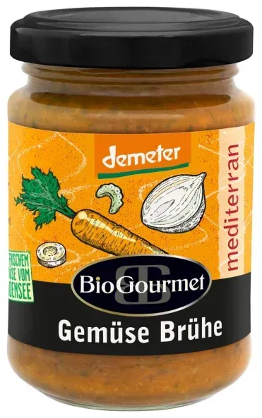 BioGourmet Gemüse Brühe mediterran demeter