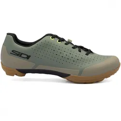 SIDI Asper Laces Military Gravel-Schuhe Gr. 46, GR1NC-Sohle, Millenium Fit, Microtech-Obermaterial, Steifigkeit 6, Komfort-Einlegesohle