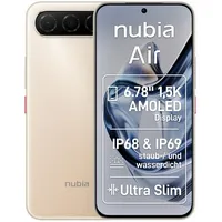 nubia Air 8 GB RAM 256 GB Titanium Desert
