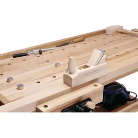 Holzkraft Hobelbank Holz 170 cm braun