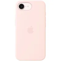 Apple iPhone 17e Silikon Case mit MagSafe Hellrosa