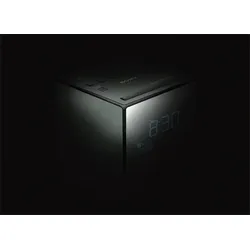 Sony XDRC1DBP Radio Uhr Schwarz, Silber