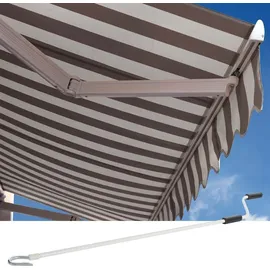 Wiltec Gelenkarmmarkise Toboli 300 x 250 cm anthrazit