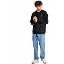 Reell Staple Terry Crewneck Sweatjacke Herren Schwarz XXL