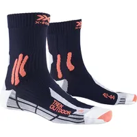 X-Socks Trek Socken A046 midnight blue/kurkuma orange 42-44