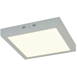 LED-Panel, chrom matt  ́mittel ́ , silber , Maße (cm): B: 30