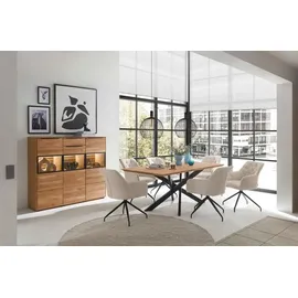Set One by Musterring Highboard Jackson Braun Eiche