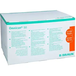 Omnican 50 0.5ml Insulin U-100 0.30x8mm einzelverp