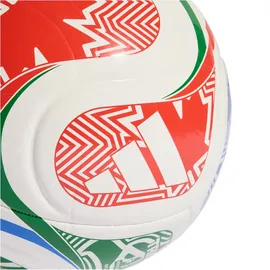 adidas World Cup 26 Trionda Club Ball Ball für Unisex-Erwachsene, weiß - white/vivid red/glory blue/green 5