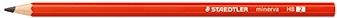 STAEDTLER Bleistift minerva 130 60-2 HB Sechskantform rot