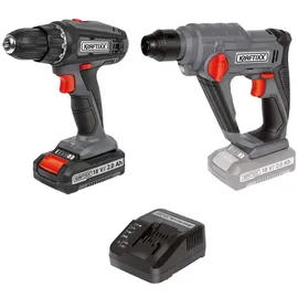 KRAFTIXX KX-AS 18 Li Kit inkl. 2 x 2,0 Ah + Ladegerät