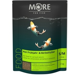 MORE Koi Frühjahr-/Herbstfutter 2 mm (S/M) 2 kg