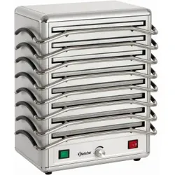Bartscher Rechaud, Tischgerät zum Warmhalten oder Erhitzen von Speisen und Getränken, mit 8 Warmhalteplatten
