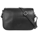 Samantha look Umhängetasche Leder Black