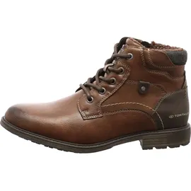 Tom Tailor Schnürstiefel in braun 40