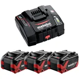 Metabo Basis Set 3x LiHDX 18 V 8,0 Ah