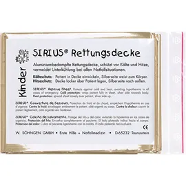 Söhngen Rettungsdecke Kinder silber/gold 1 St.
