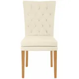 Esszimmerstuhl HOME AFFAIRE "Colorado BESTSELLER Polsterstuhl", beige, B:46cm H:94,5cm T:59cm, Kunstleder;Microfaser, Stühle, Esszimmerstuhl, Beine in eiche oder nussbaum. Im 2er, 4er oder 6er-Set