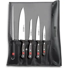 Wüsthof Gourmet Messerset 6-tlg. Schwarz/Silber
