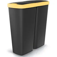 monzana Mülleimer 50 l Gelb