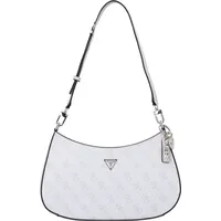 GUESS Schultertasche Noelle II Top Zipper Shoulder Bag White