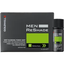 Goldwell Men ReShade Grey Blending Power Shot 4CA cool asch-mittelbraun 4 x 20 ml