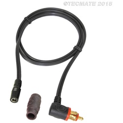 OPTIMATE Adapter motorfiets 90° stekker tot 2,5mm holle stekkerkoppeling (nr.39)