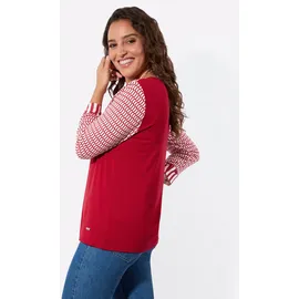Casual Looks WITT WEIDEN 3/4-Arm-Shirt in rot-ecru-bedruckt | Gr.: 48