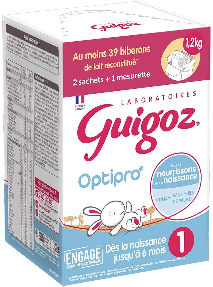 Guigoz® Optipro® 1. Alter Milchpulver 0-6 Monate