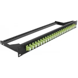 DeLock LWL Patchpanel 24 Port LC 1 HE