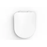 K&H Sanitary Duschwell Duroplast WC-Sitz - Weiß Wrap Over