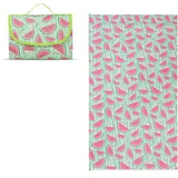 DOTBUY-SHOP Picknickdecke Wasserdicht, Campingdecke Stranddecke Maschinenwaschbar Faltbar Kinder Picknickmatte, für Outdoor Garten,Strand, Campen, Wandern und Ausflüge (150x200cm,Wassermelone)
