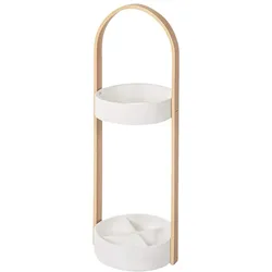 Umbra Schirmständer Bellwood  rund Schirmhalter Regenschirmhalter Design modern weiß natur