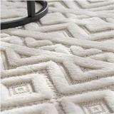 TT Home, Teppich, In-& Outdoor Teppich Esszimmer Wetterfest Balkon Unifarben 3D Boho Skandi Design (120 cm)