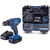 SCHEPPACH C-DTB74/1-X inkl. 1 x 2,0 Ah + 74-teiliges Zubehörset